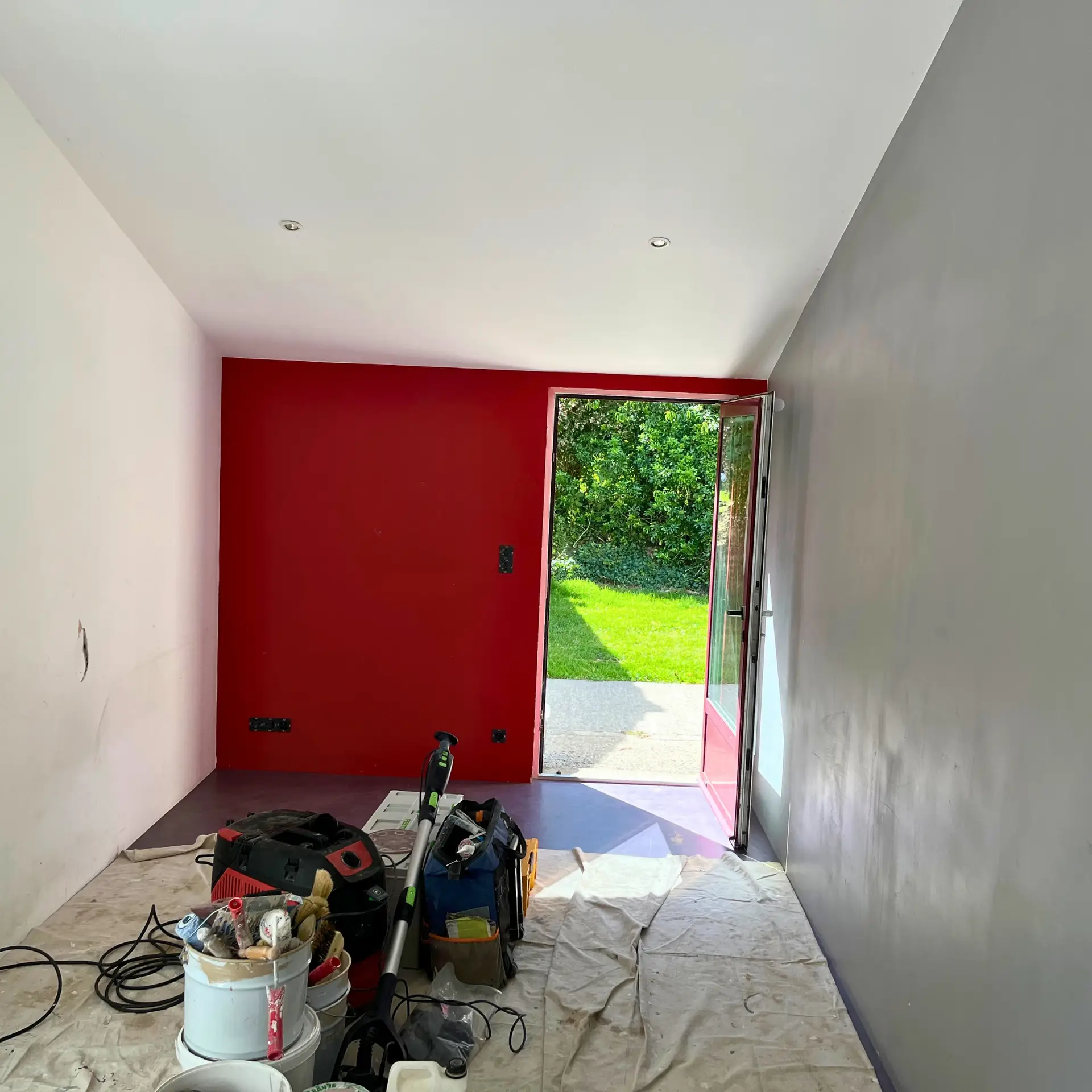 Ratissage complet des murs