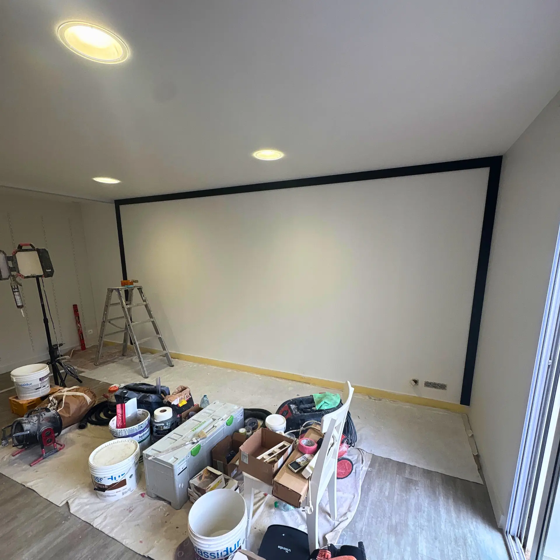 Préparation des encadrements décoratifs